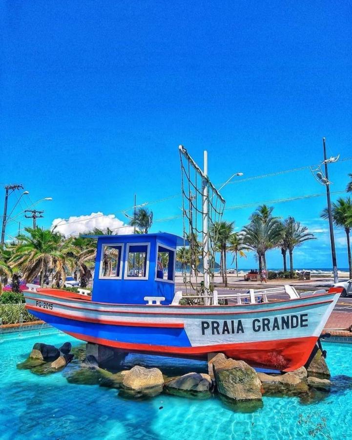 Casa Linda E Aconchegante Com Piscina -Aquecimento Solar O Ano Todo Perto Da Praia Praia Grande  Exteriör bild